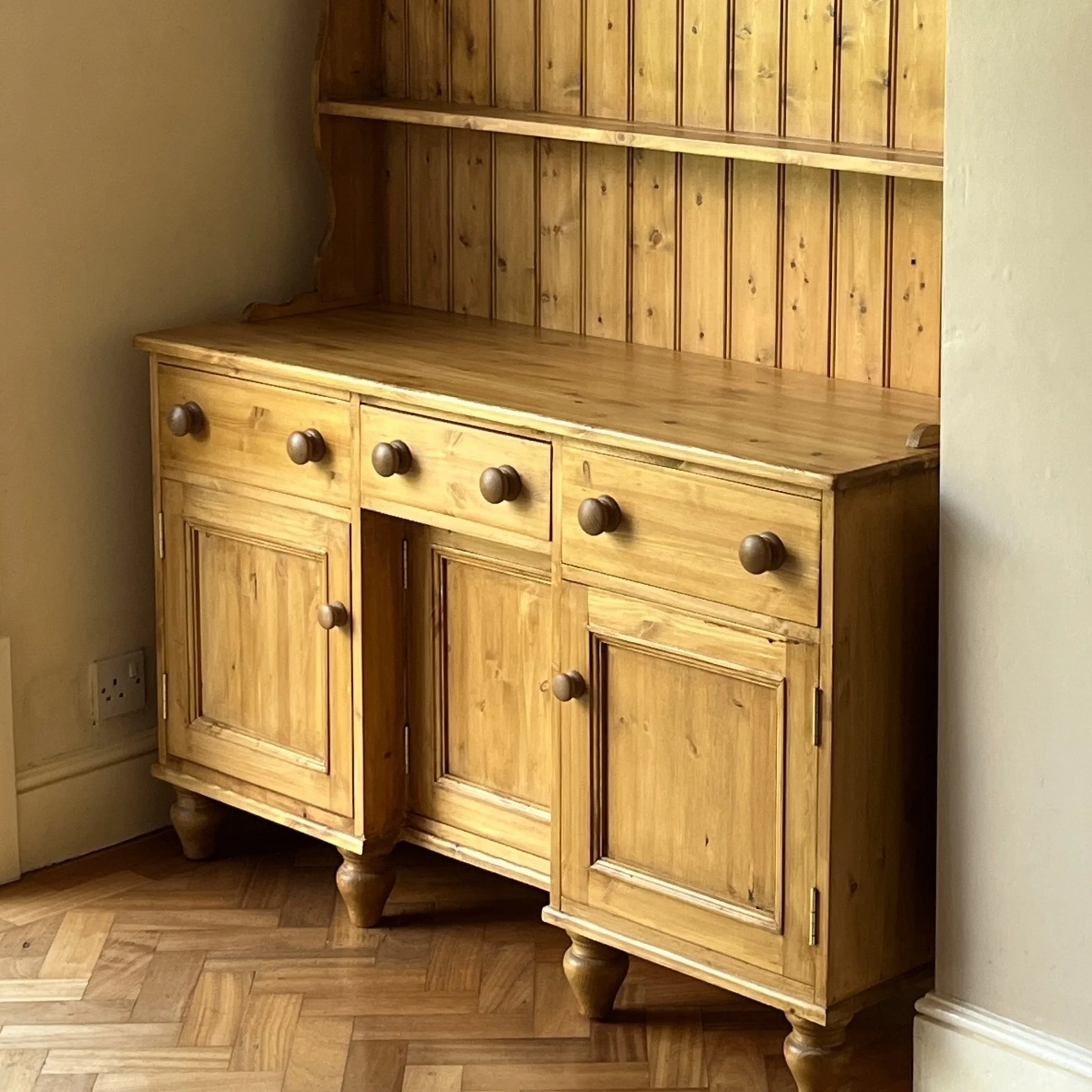 Custom pine dresser