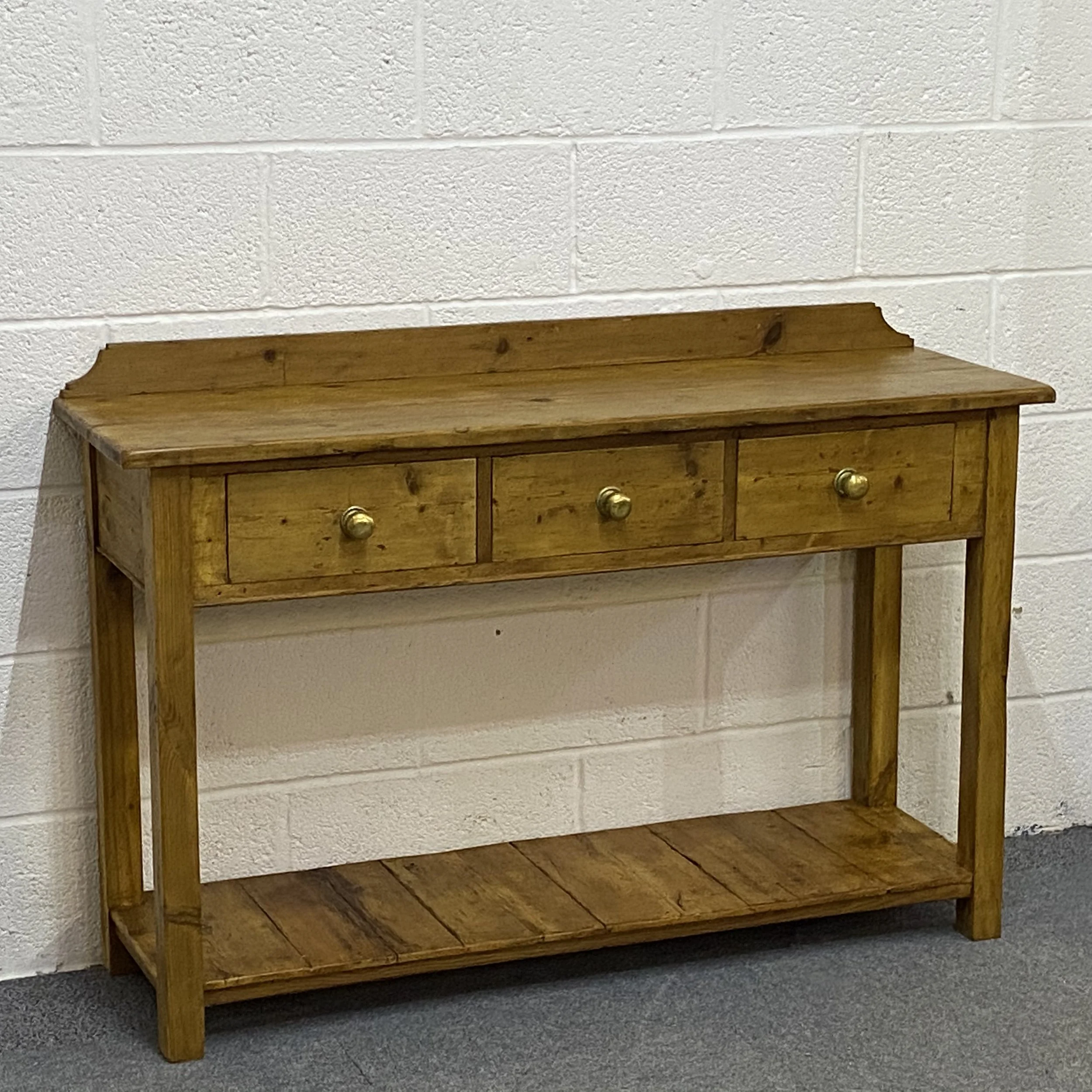 Made to measure pine Console table