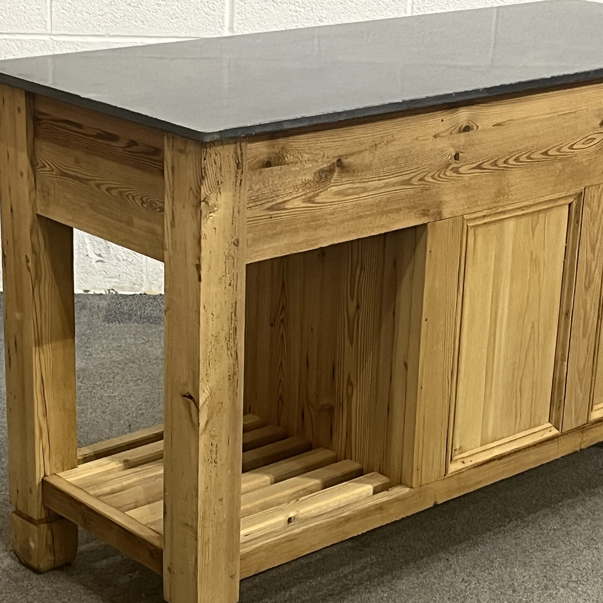 Kitchen island rack