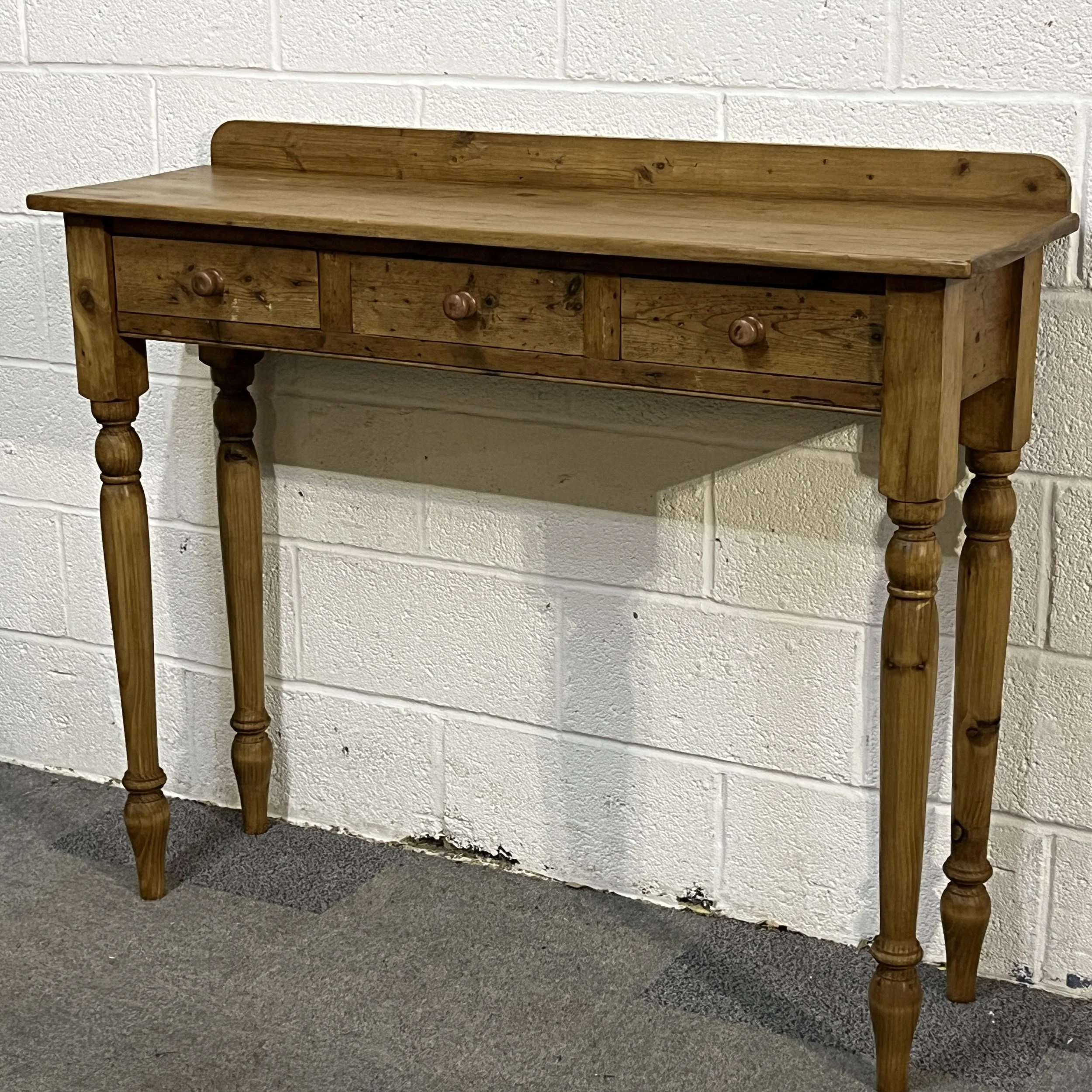 3 Drawer bespoke pine Console Table