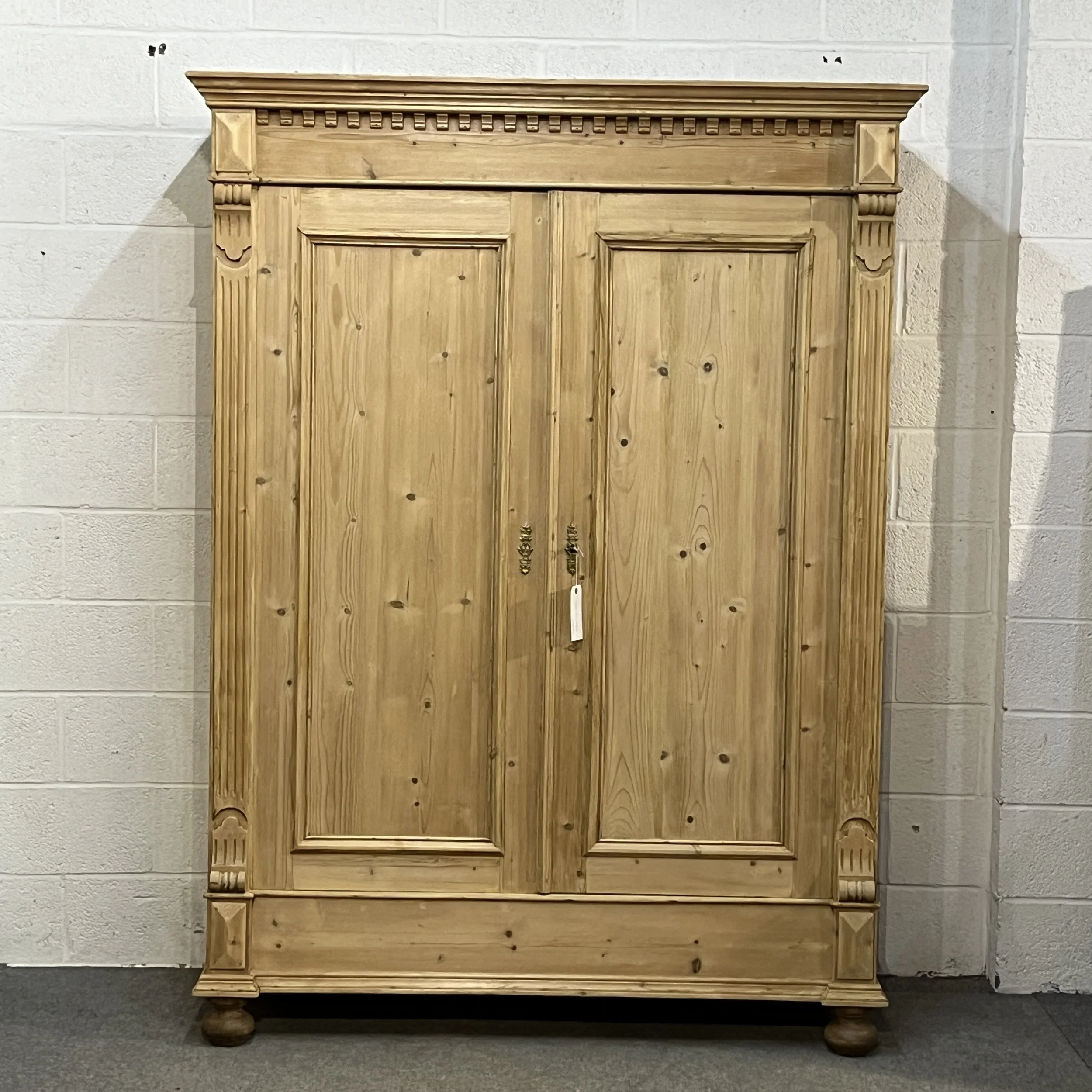 Very Large Old Pine Wardrobe (Dismantles)