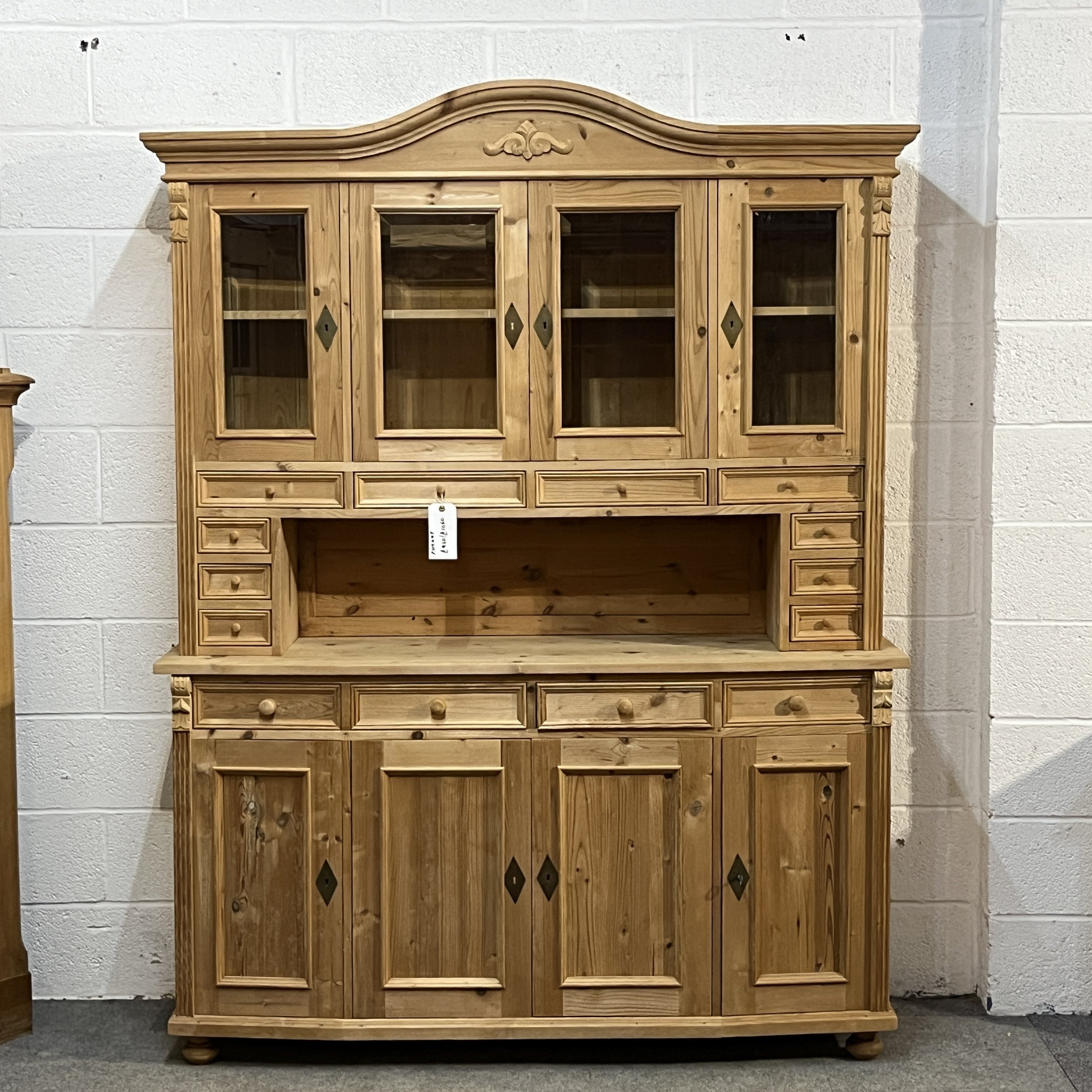 Large Glazed Pine Dresser