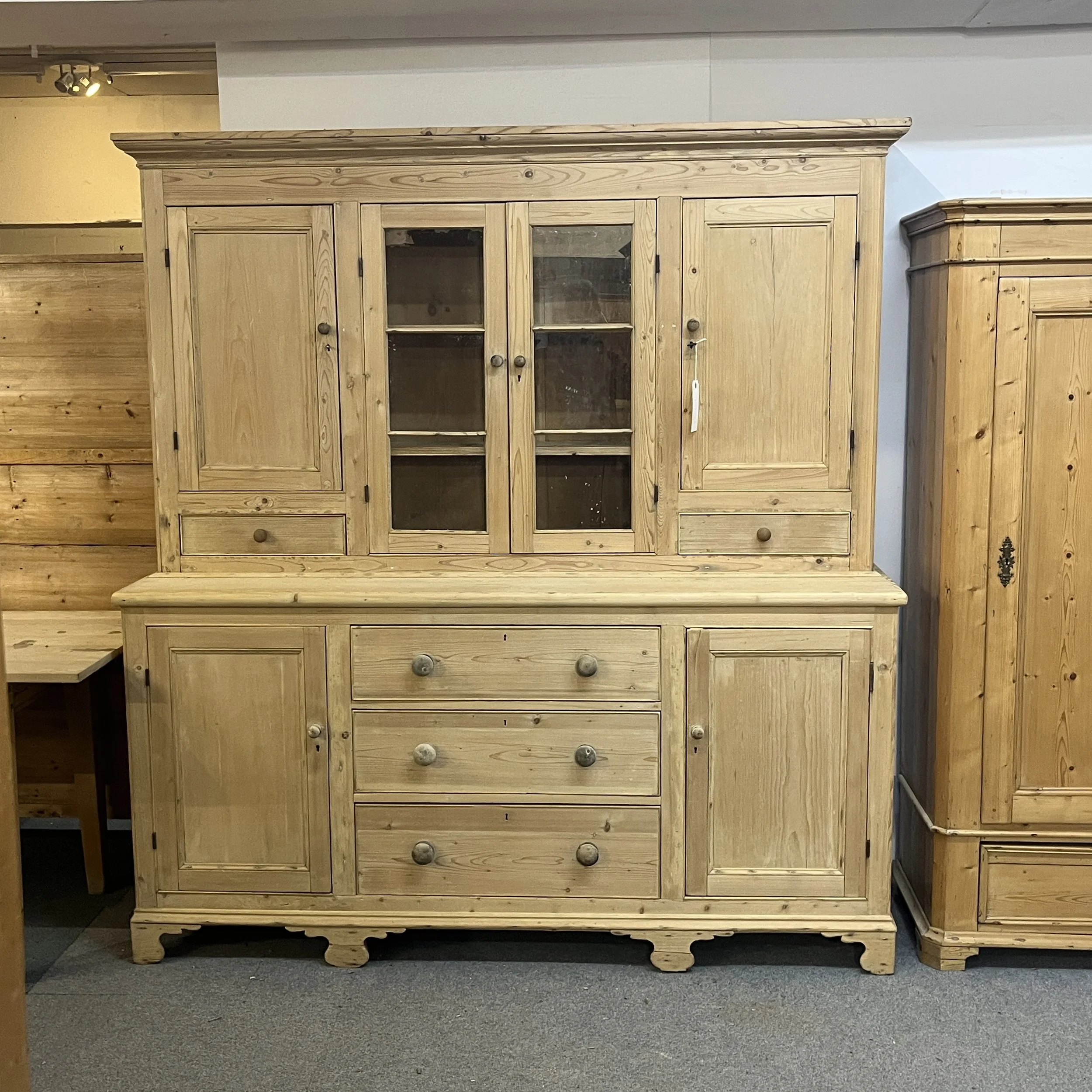 Large Victorian Pine Dresser