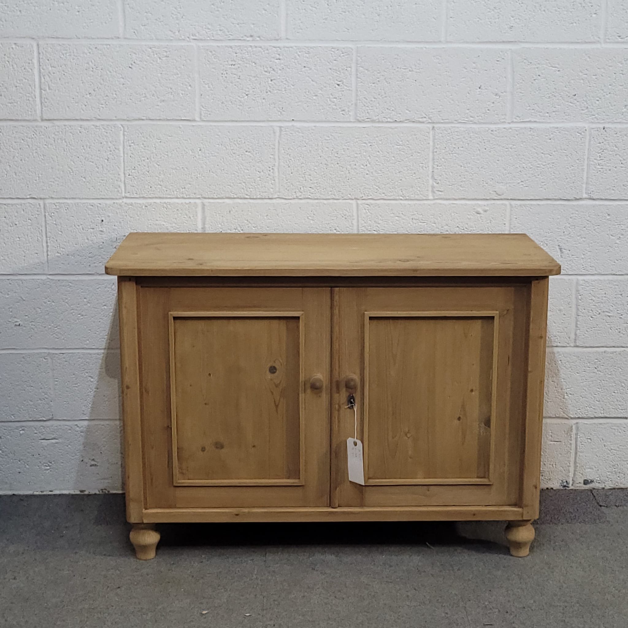 Antique Pine 2 Door Cupboard