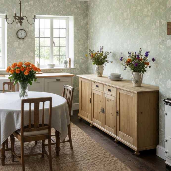 Large 1930’s Pine Sideboard