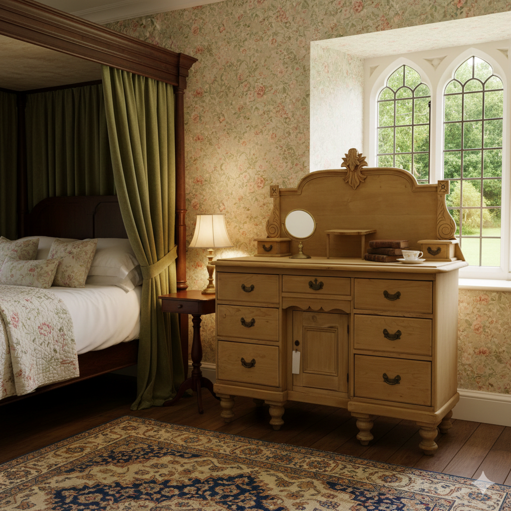 Victorian Pine Chiffonier