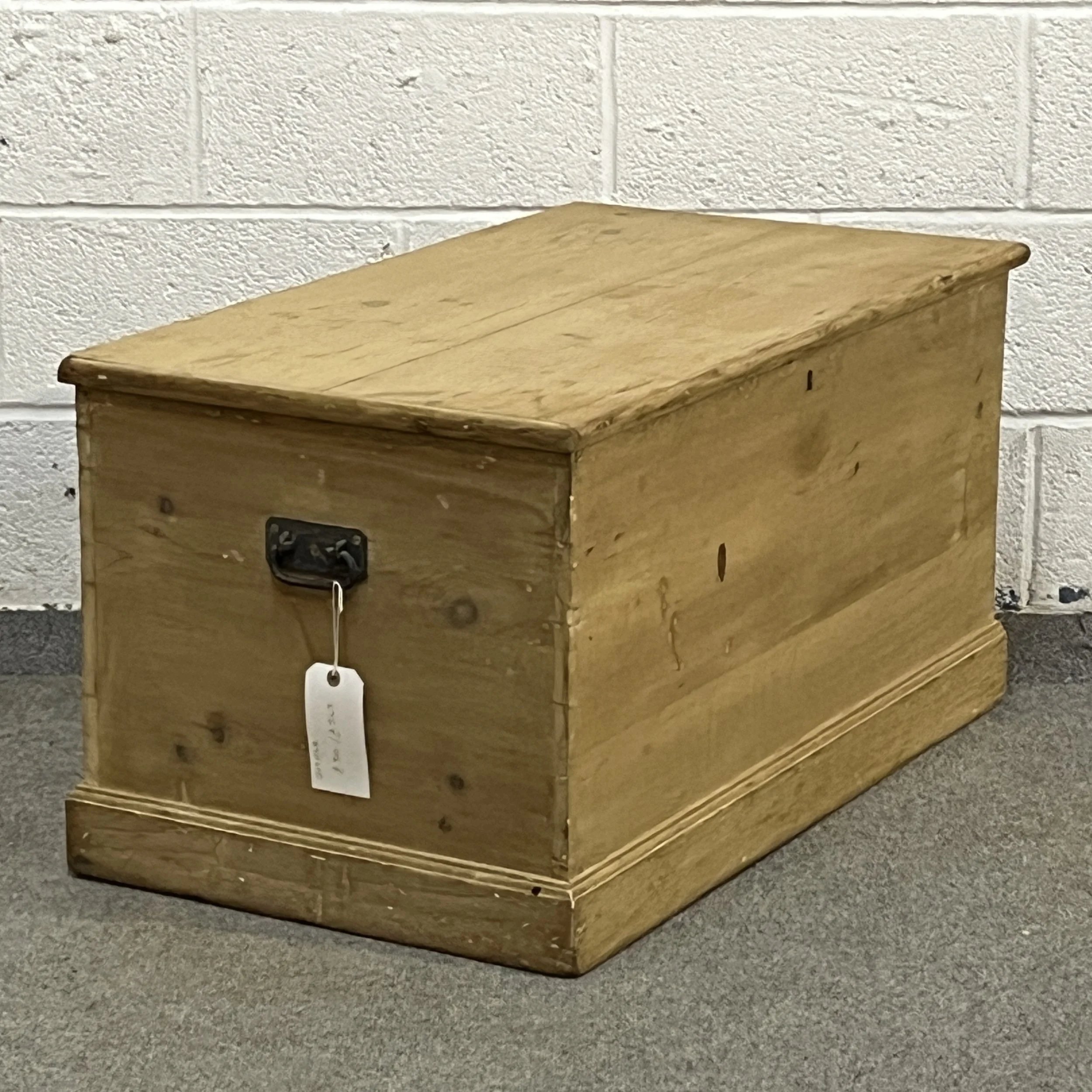 Medium Size Victorian Pine Blanket Chest