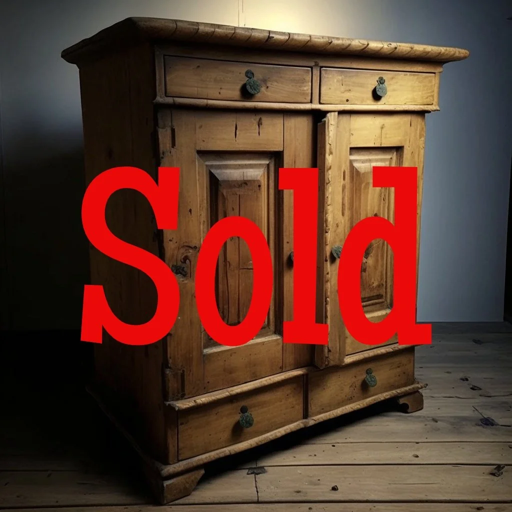 Sold pine cupboards