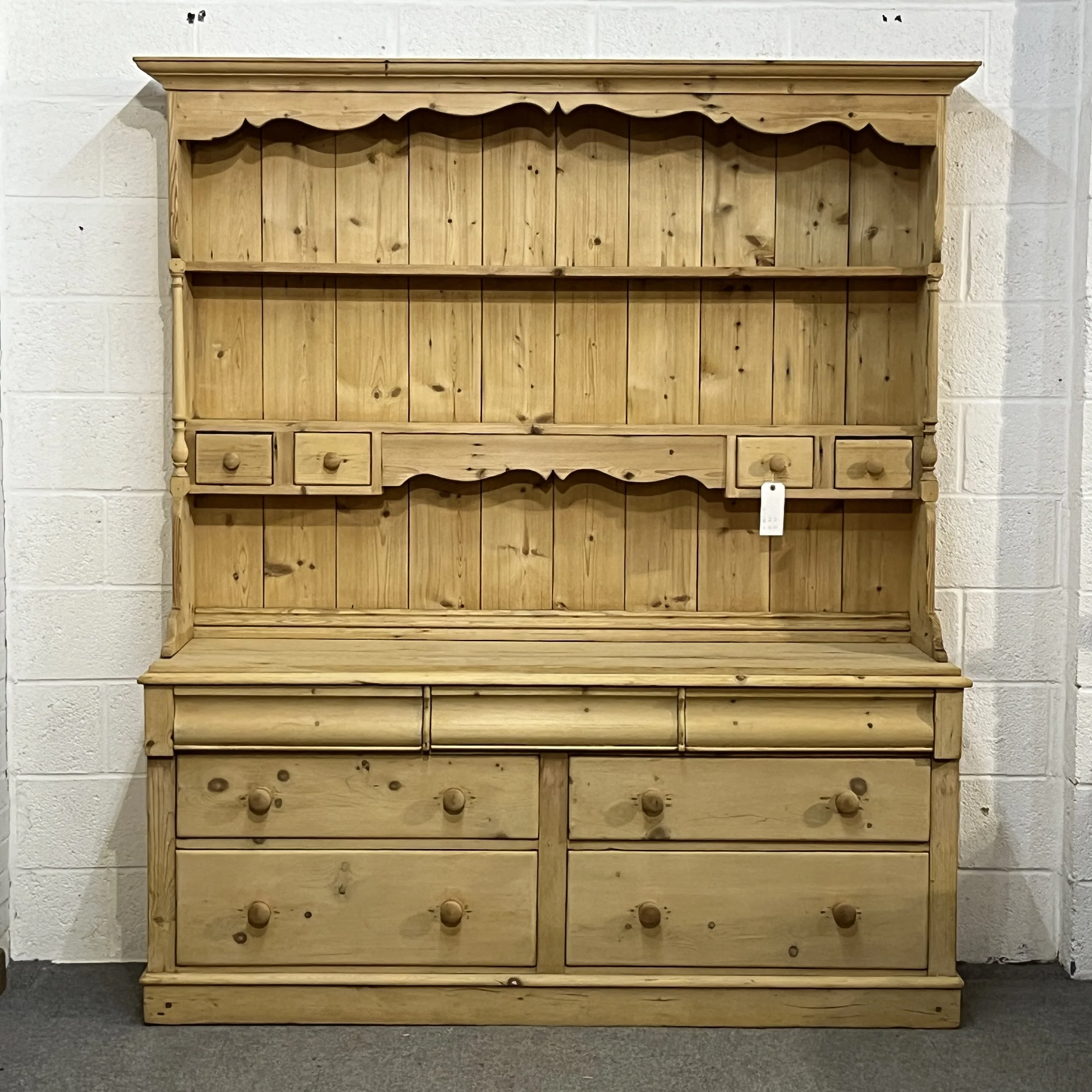 Very Large Open Rack Pine Dresser