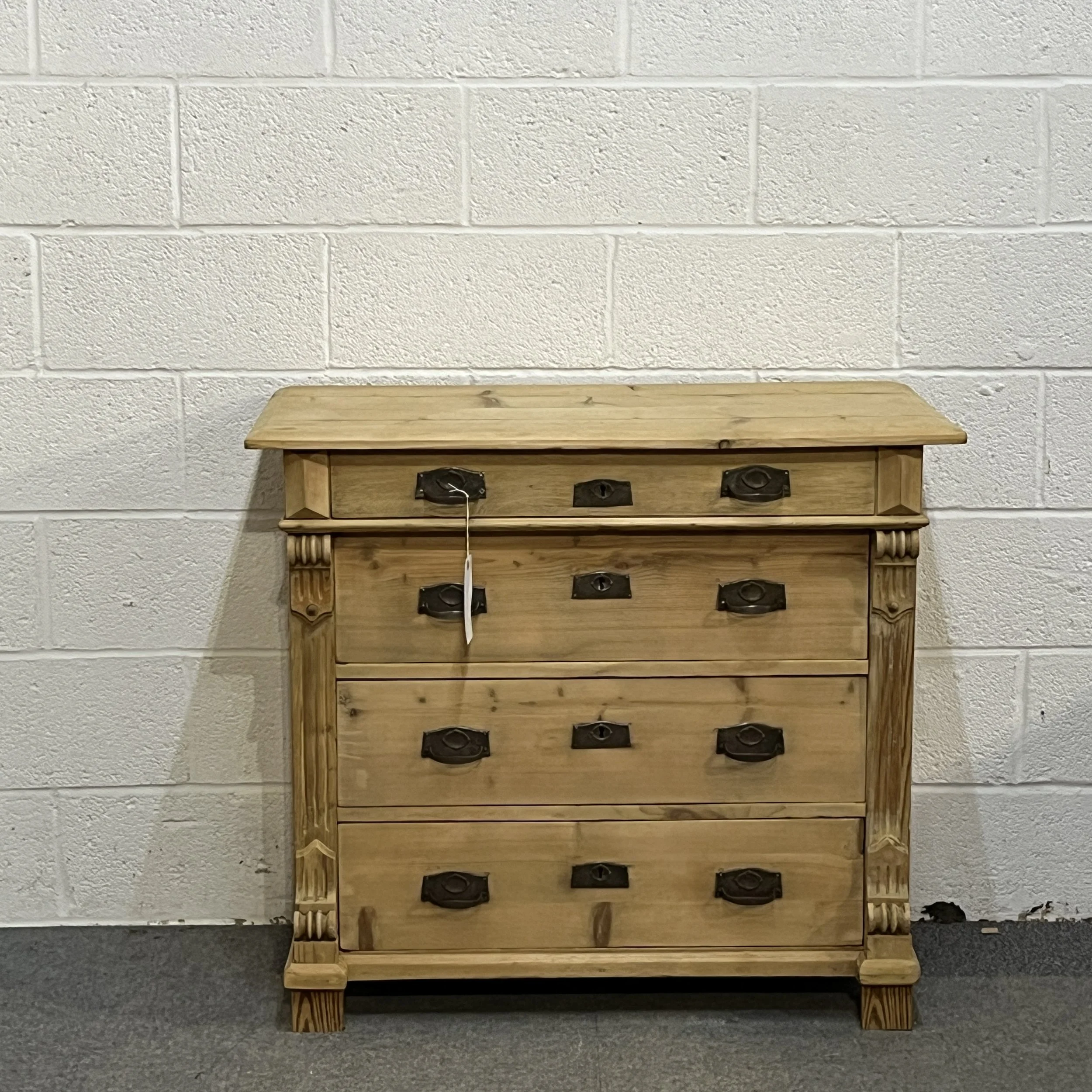 Pine Chest Of 4 Drawers