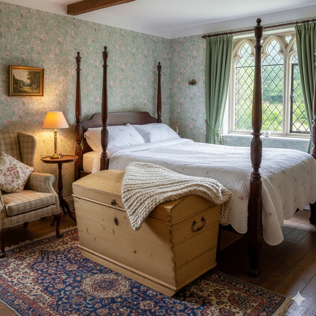 Old Pine Dome Top Chest Trunk