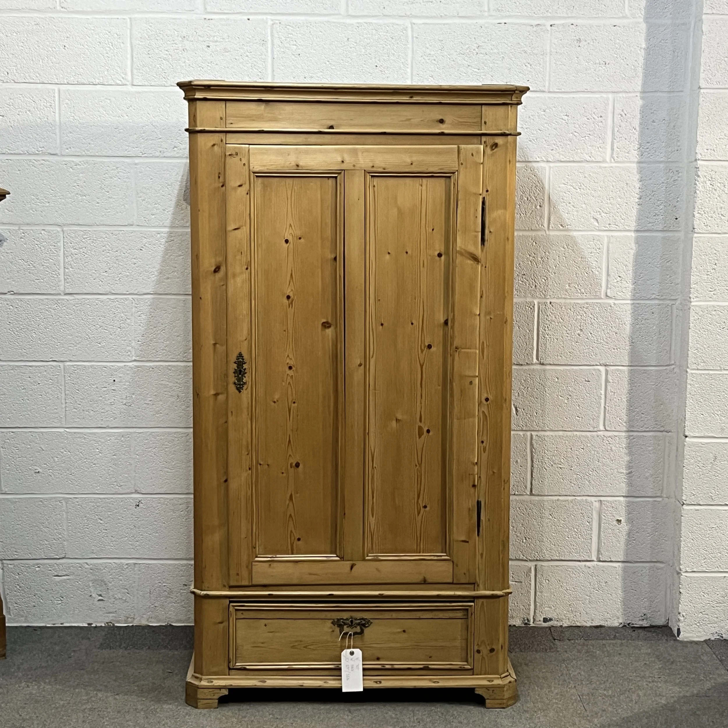 Tall Antique Pine Single Door Cupboard/Childs Wardrobe (Copy)