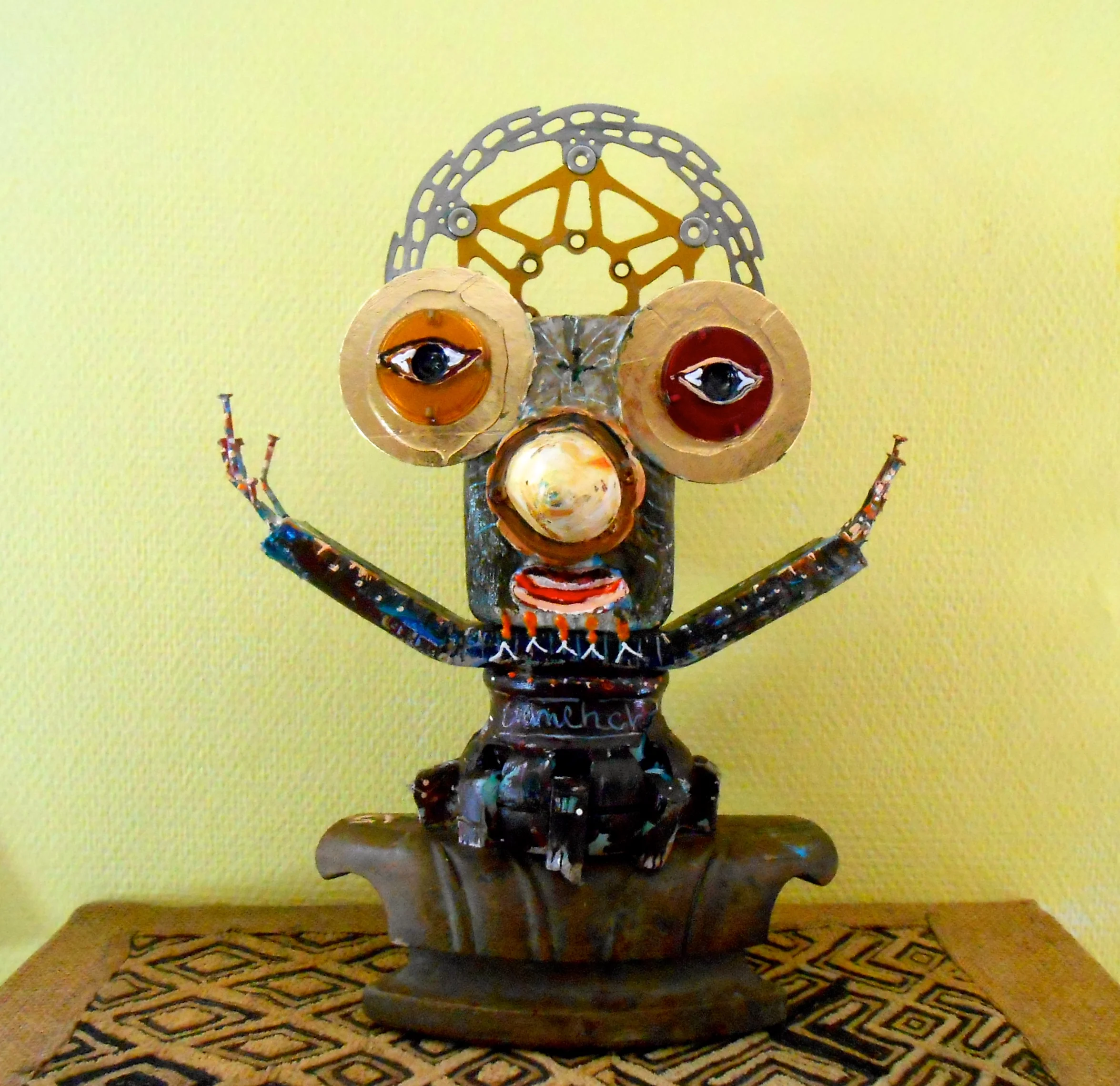   Acylic on recycled material &nbsp;//&nbsp;price on request  