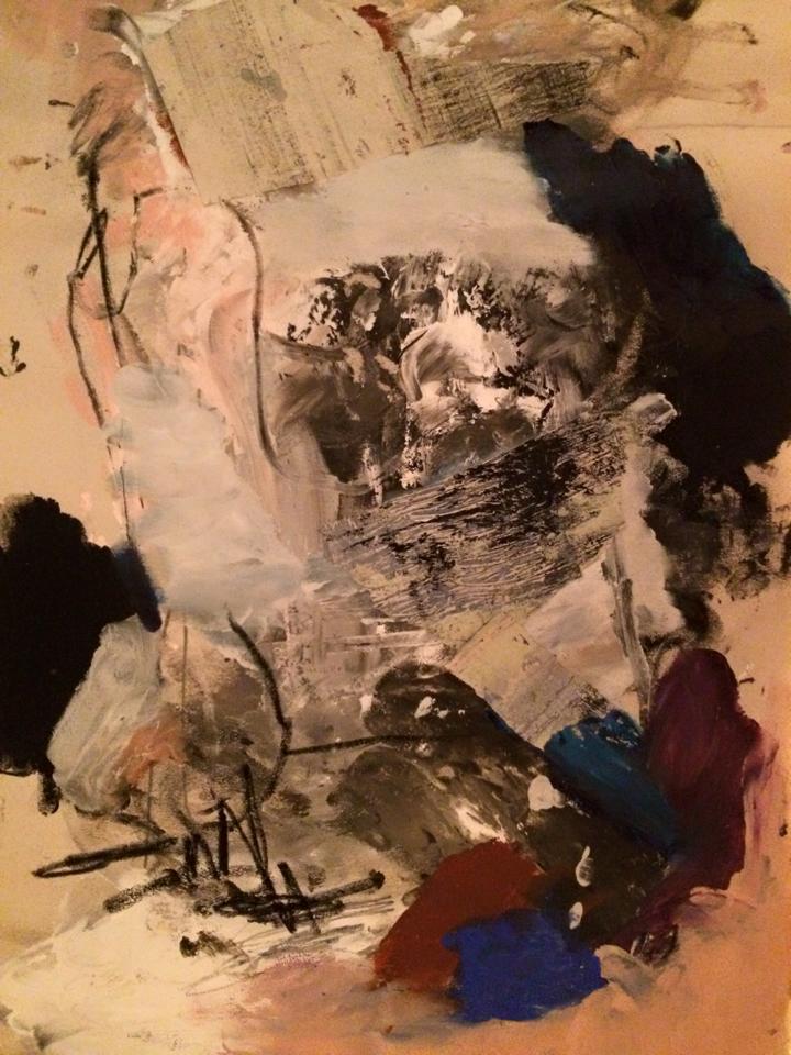 Manabu Nitta - "A Man" 65 x 50 cm
