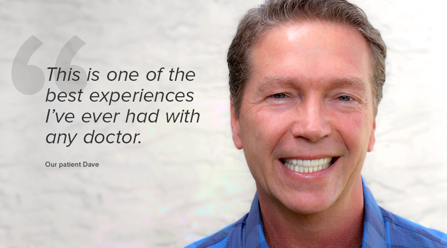 Our patient Dave Donaldson, Co-founder Convoy of Hope