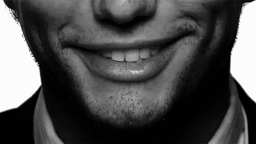Actor smiling with top lip animation