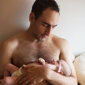 Baby Nina born at St Lukes hospital in Manhattan at home with Dad