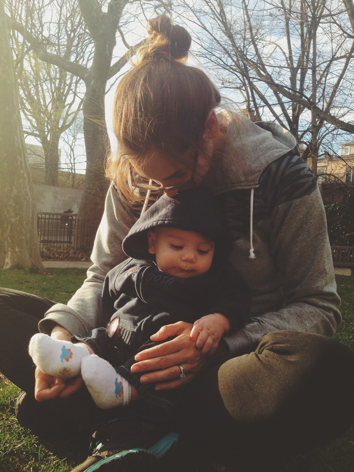 Jessica with baby Ethan