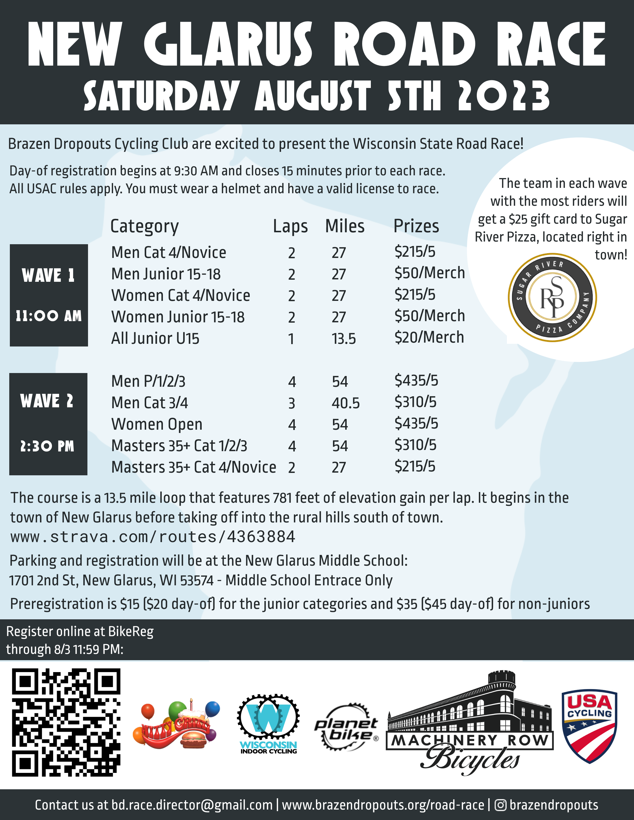 New Glarus Road Race — Brazen Dropouts