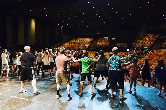 Oh what fun it is to be watching this show evolve into seriously one of the most amazing shows, ever! This show has amazing energy that brings a smile to all of our faces as we head into tech week! Don&rsquo;t miss out on Shrek! #bdtshrek #hastingsno