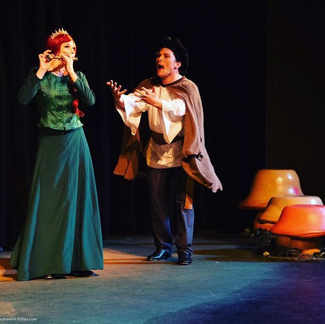 Come see what all this hullabaloo is all about here between @lewbag2 and @absolutelyalliem in Shrek the Musical! Only 4 shows left! 7p tonight, 7p tomorrow night, 7p Saturday and 2p Sunday! Shrek the Musical will pull at all of your heart strings to 