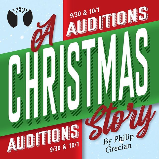 Auditions are NEXT WEEK!! Go to the link in our bio to sign up for your slot! 🎄🎭