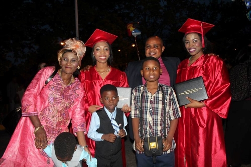 Daughters graduate high school