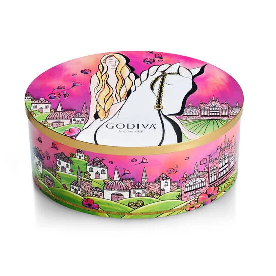 Lady Godiva Tin (closed)