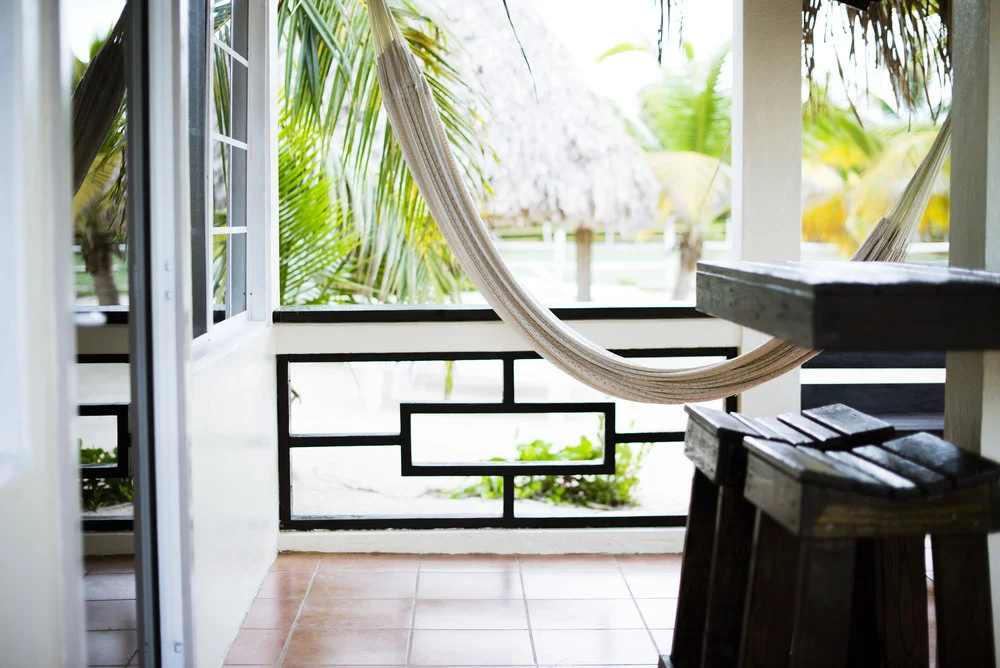 View of the hammock on Luna's veranda