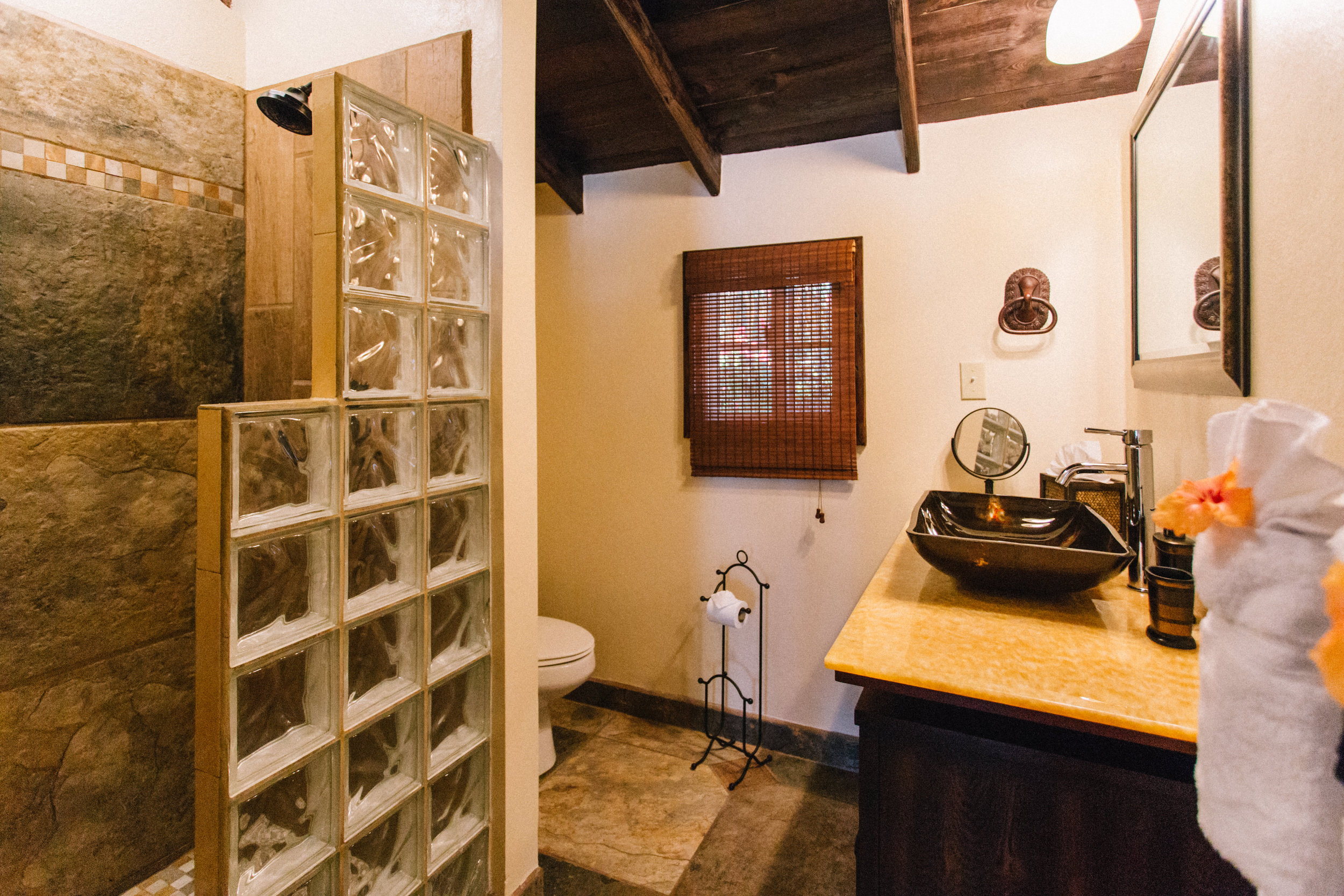 Our brand new, spa-like baths