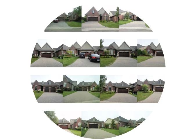 ...Like we have been doing in the last evolution of society (or maybe involution), where suburban 'cookie cutter houses' for families are still the main symbol of happiness to fulfill the perfect 'American Dream'. Hopefully in the necessary and imminent new rebuilt, re-pristination of society, we will be smarter than in the past, so we will avoid suburbia's creations of isolation, standardization, monotony and imposed organization of life....
