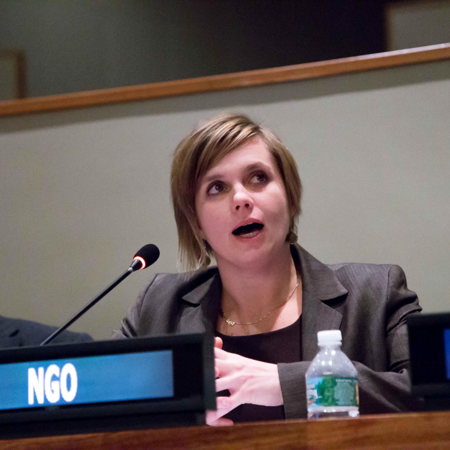 Alexandra Hiniker | Representative to the United Nations, Speaking at the First Committee of the UN General Assembly