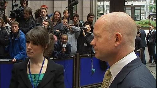Doorstep with Foreign Secretary