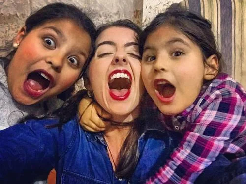 Selfie With Syrian Refugees, Istanbul