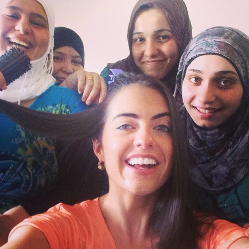 Selfie With Syrian Refugees
