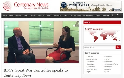 Centenary news, 2014