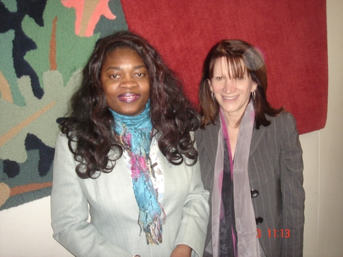 With Equalities Minister Lynn Featherstone MP in March 2011