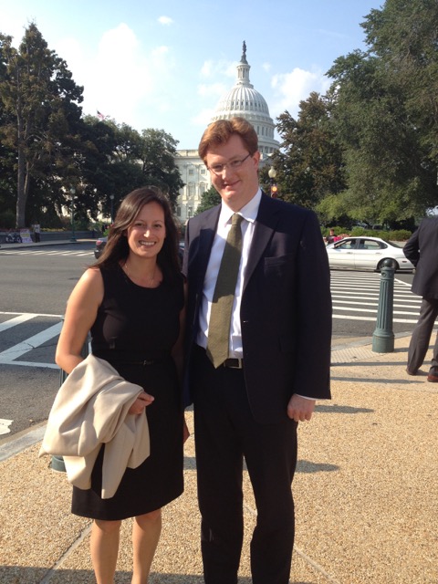 September 2013 in Washington, DC with former Chief Secretary to the Treasury Danny Alexander