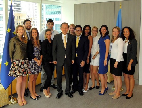 With Ban Ki Moon