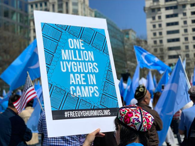 What does 'Never Again' mean in the context of modern day genocides?