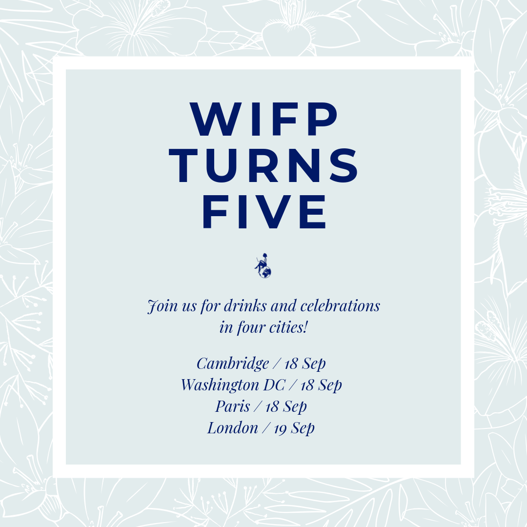 WIFP turns five - join networking events around the world!