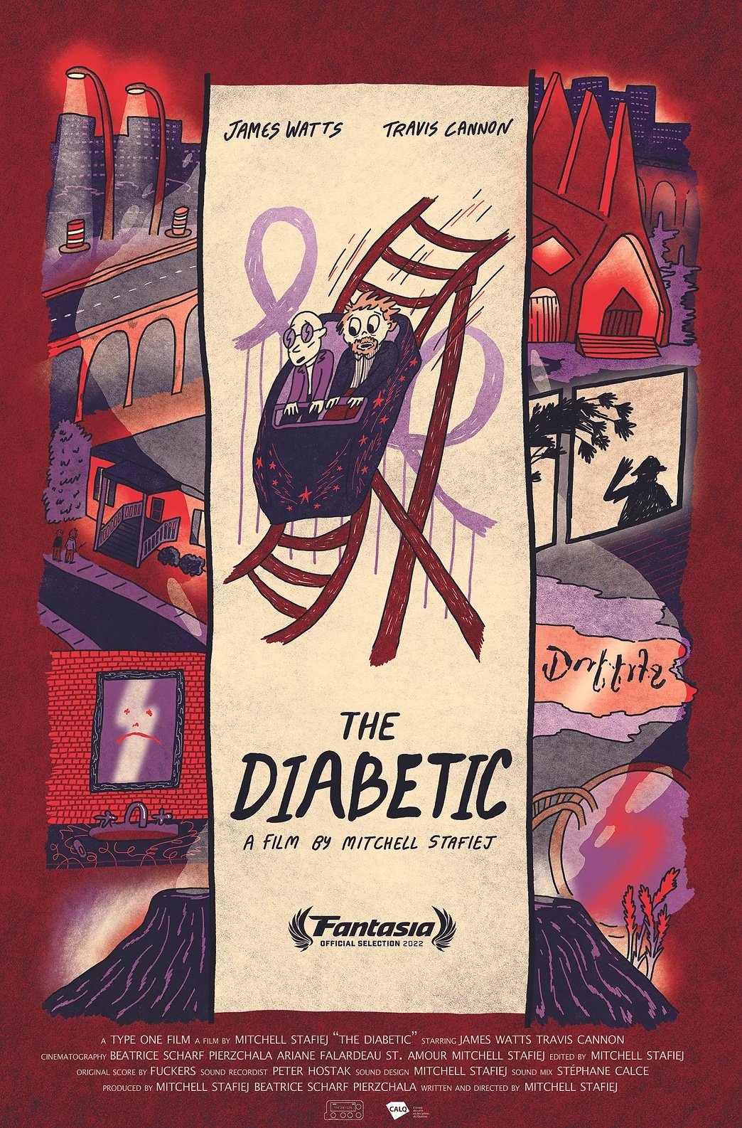  Poster for   The Diabetic  (2022 ), a film by Mitchell Stafeij 