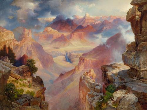 Grand Canyon of Arazona at Sunset by Thomas Moran