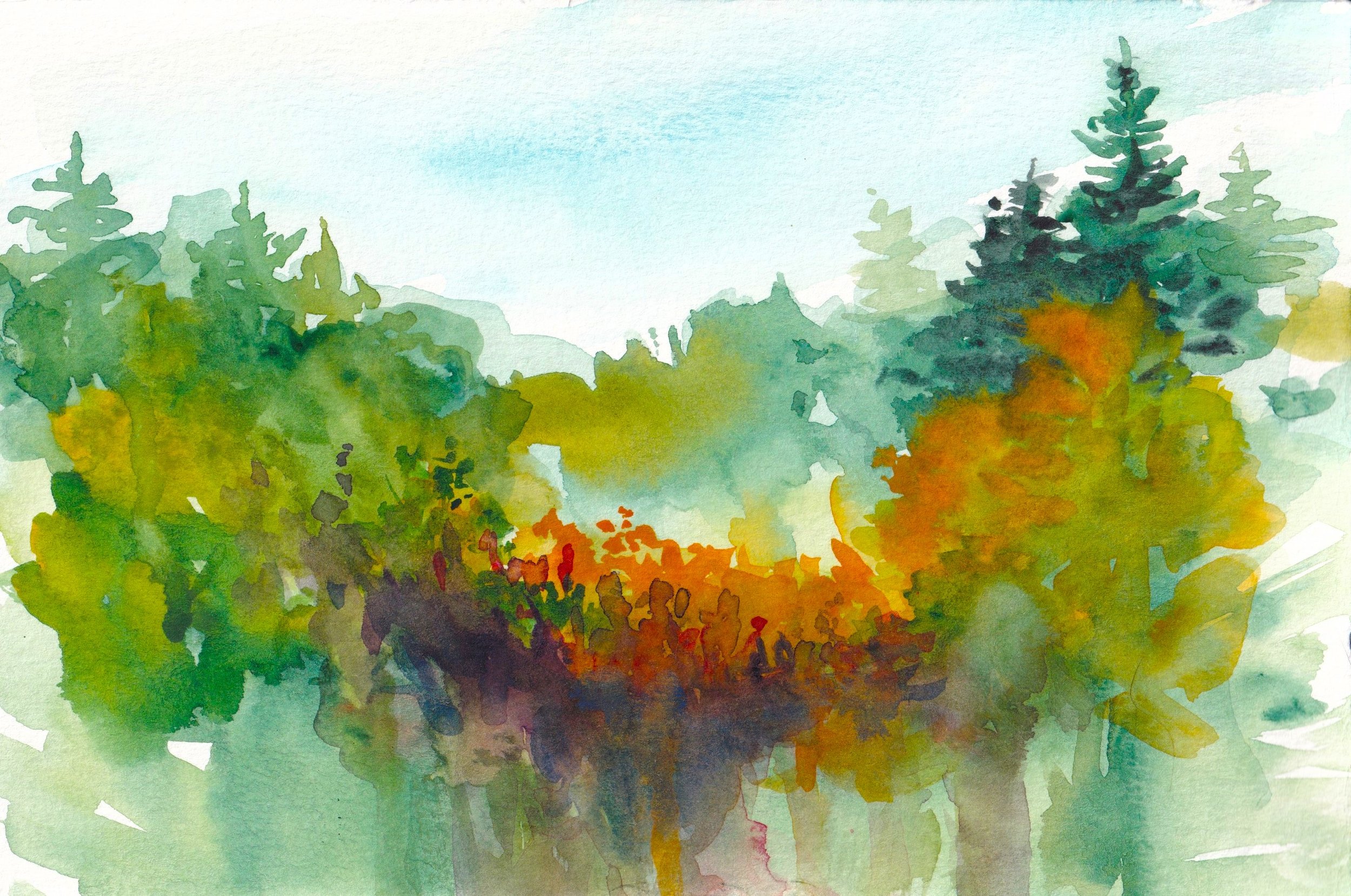 Watercolor Sketchbook - Autumn Beauty - starting Oct 25 - ONLINE