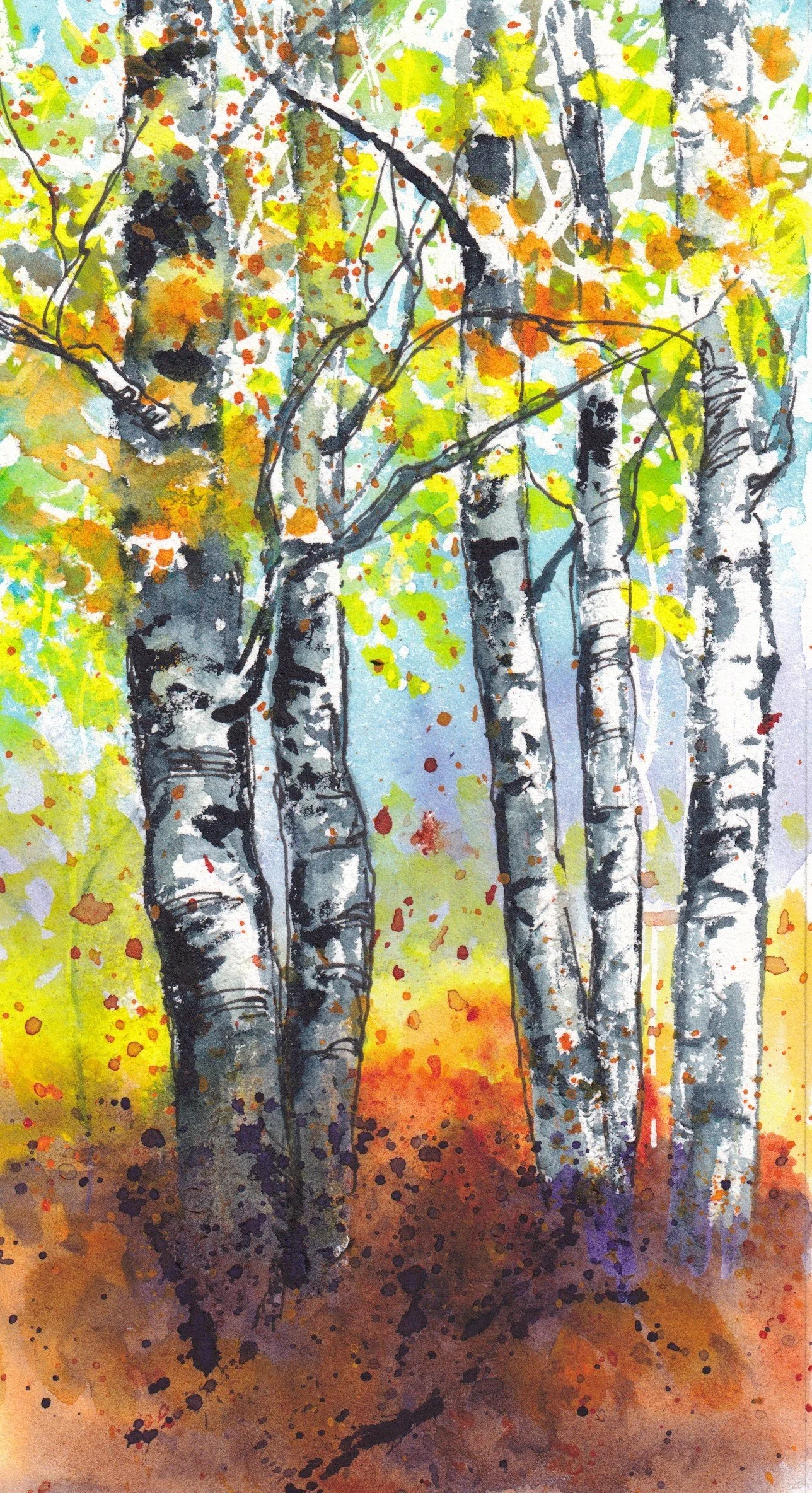 Sketching Nature – Fall Color in Pencil, Ink & Watercolor