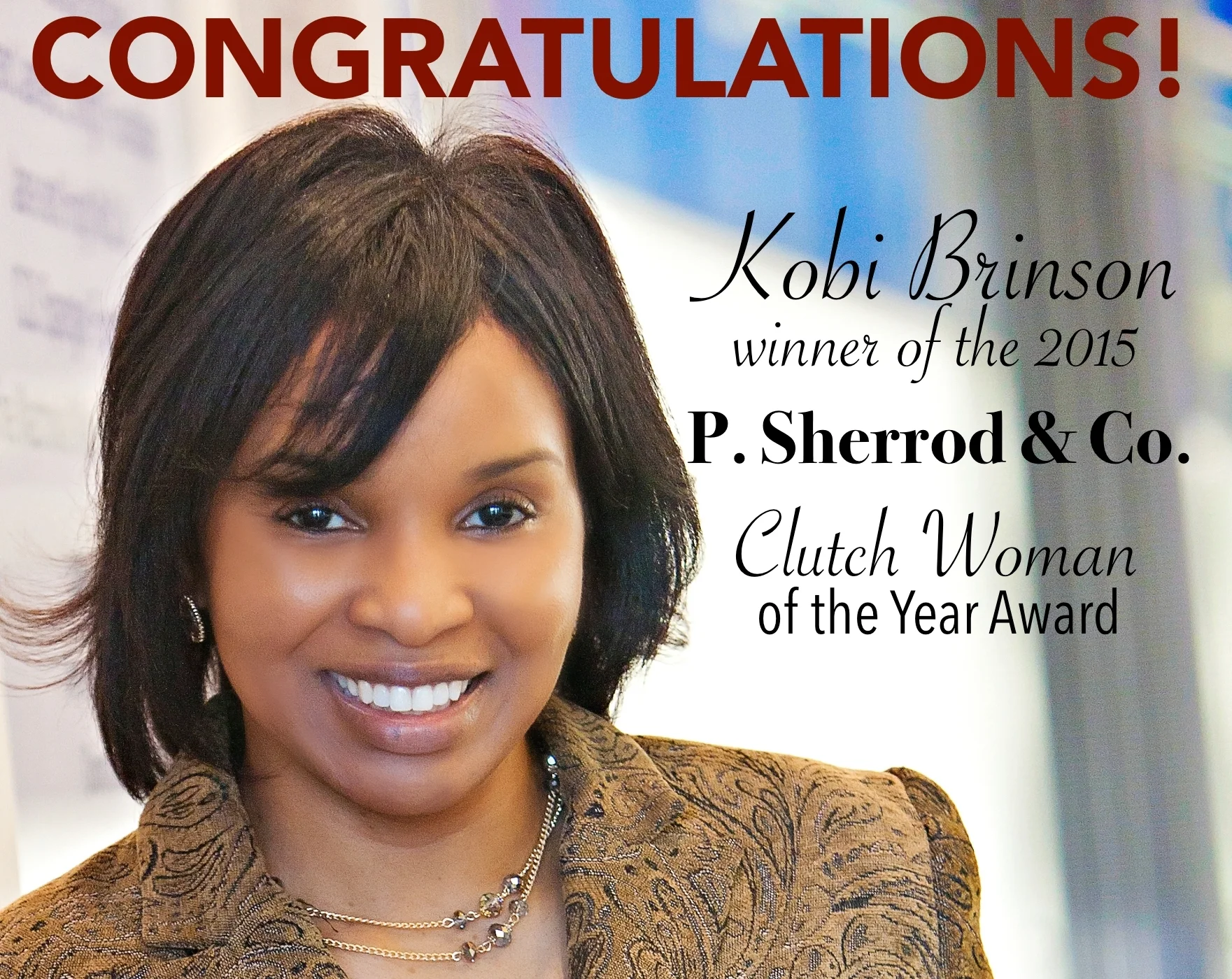 2015 Clutch Woman of the Year