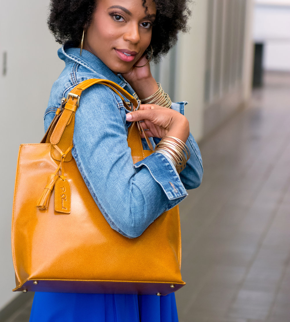 Oversized Foldover Leather Portfolio Clutch Bag (Jennifer) — P. Sherrod &  Co. Leather Handbags