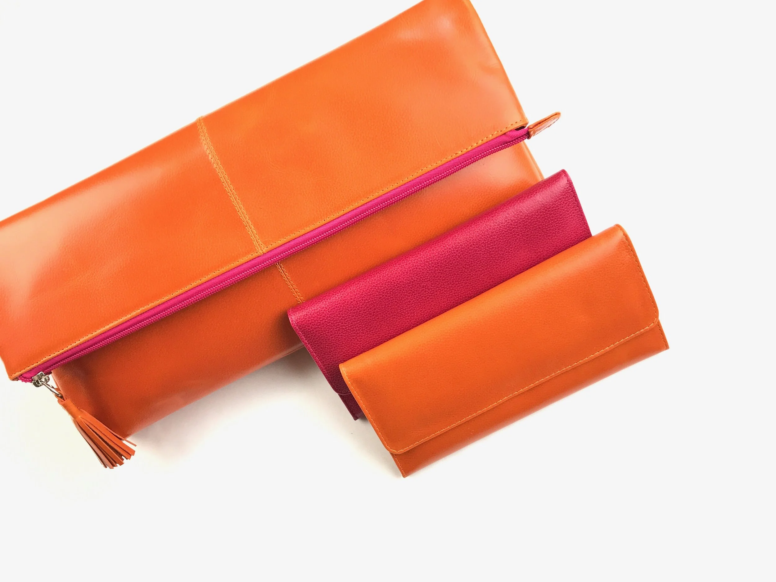 Dani Tangerine with Fuchsia Zipper.JPG