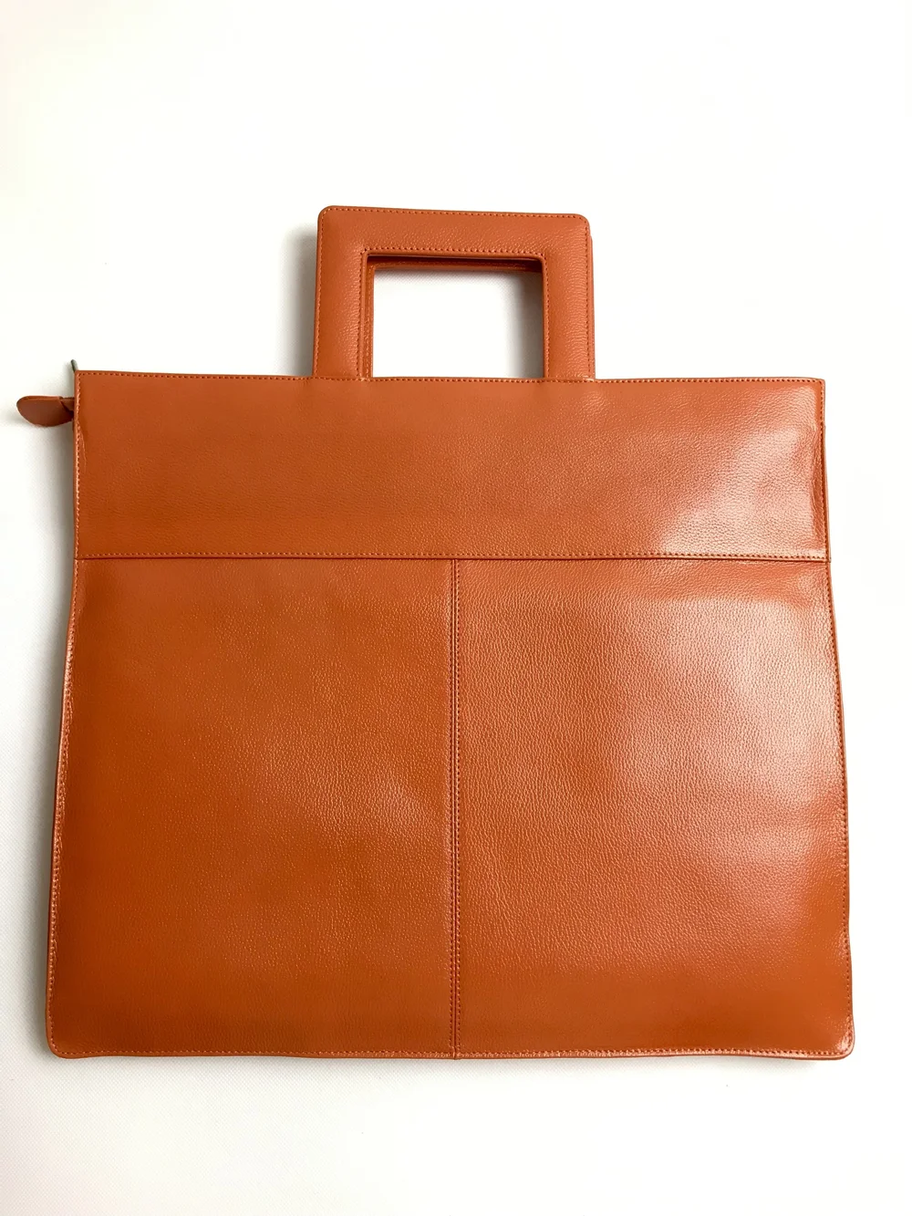 Oversized Foldover Leather Clutch Bag (Jennifer) — Sherrod Co