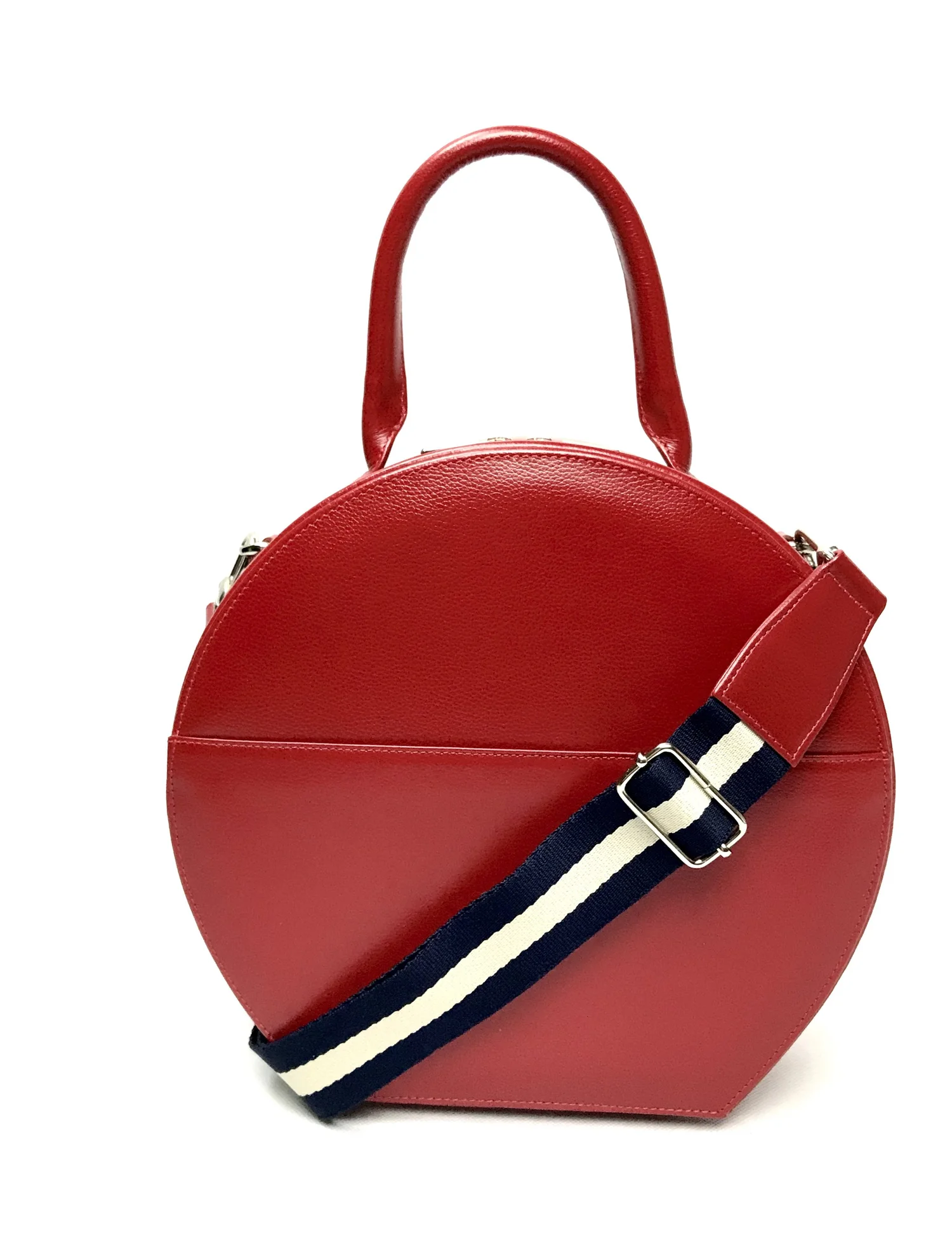 Circle Bag Bag With Big Strap Stylish Leather Circle Crossbody
